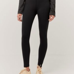 SUPER SOFT WOMEN FLEECE LEGGING BLACK